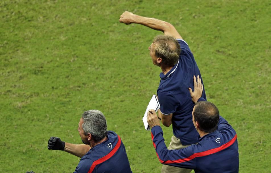 La gioia di Klinsmann. Ap